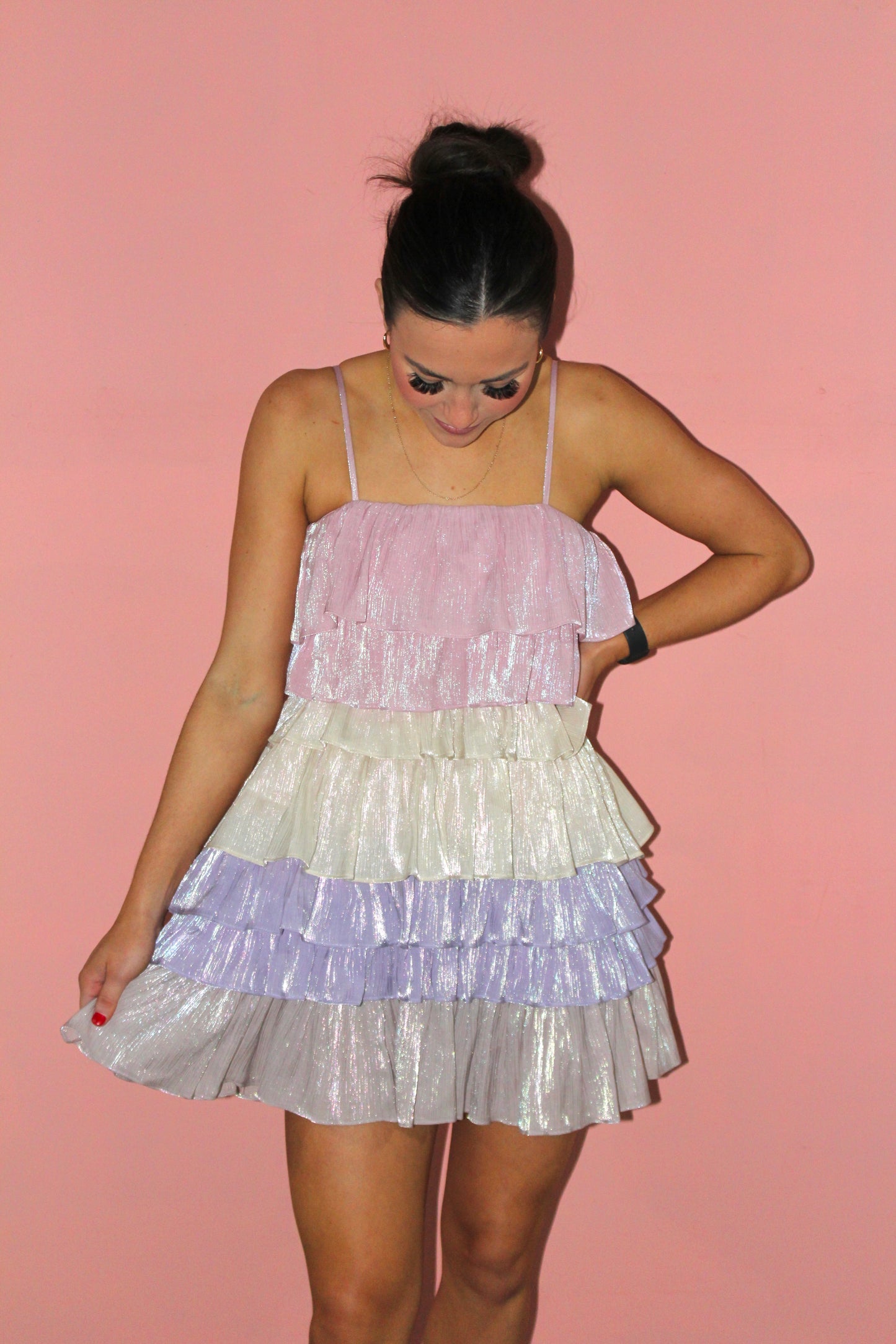 Pastel Shimmer Dress